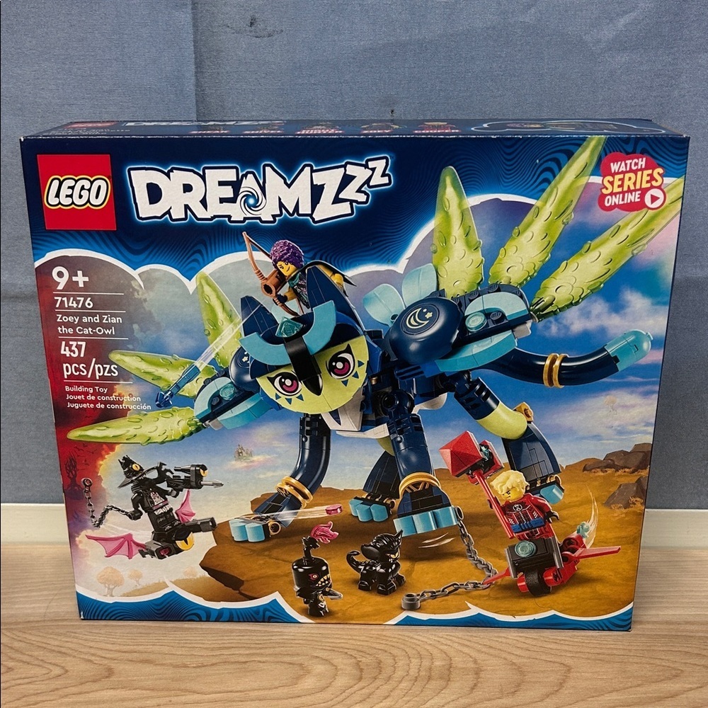 NEW LEGO DREAMZzz Zoey and Zian the Cat-Owl Building Set 437 pcs